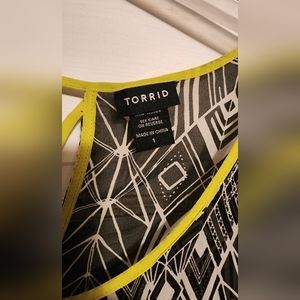 Torrid printed blouse